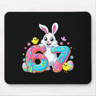 67 Funny Six Seven Gen Meme Cute Rabbit Bunny East Mouse Mat