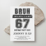 67 Funny Six Seven Party Teen Boy Birthday Invitation<br><div class="desc">67 Funny Six Seven Party Teen Boy Birthday Invitation</div>