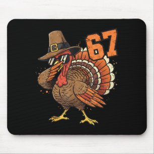 67 Funny Thanksgiving Turkey Meme Six Seven 6 7 Mouse Mat