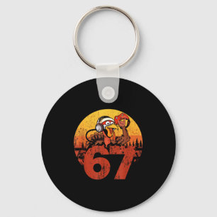 67 Funny Turkey Thanksgiving Gym Fitness Workout S Key Ring