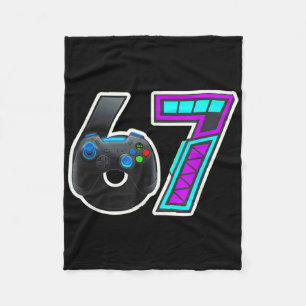 67 Gamer Console Controller Design  Fleece Blanket