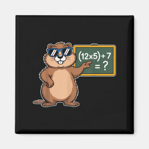 67 Groundhog Day 6-7 Meme Math Teacher Six Seven K Magnet