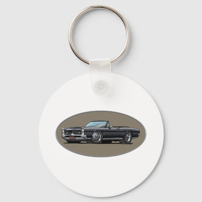 67 GTO_Black_Convt Key Ring (Front)