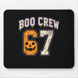 67 Halloween Boo Crew Sports Jersey Brainrot Meme  Mouse Mat