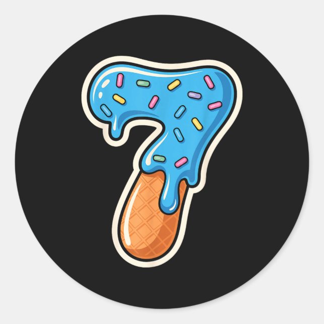 67 Halloween Costume Duo Matching Number 6 And 7 I Classic Round Sticker (Front)