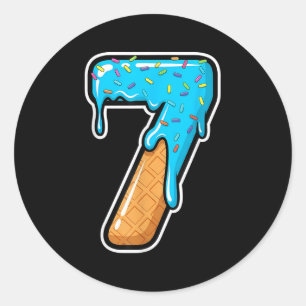 67 Halloween Costume Duo Matching Number 6 And 7 O Classic Round Sticker