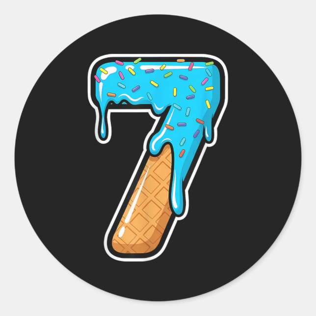 67 Halloween Costume Duo Matching Number 6 And 7 O Classic Round Sticker (Front)