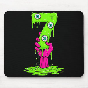 67 Halloween Costume Funny Number 7 Seven Meme For Mouse Mat