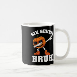 67 Halloween Funny Six Seven Bruh Meme Brainrot Pu Coffee Mug