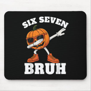 67 Halloween Funny Six Seven Bruh Meme Brainrot Pu Mouse Mat