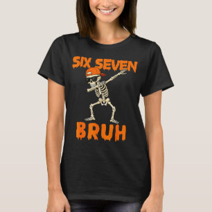 67 Halloween Funny Six Seven Meme Brainrot Pumpkin T-Shirt
