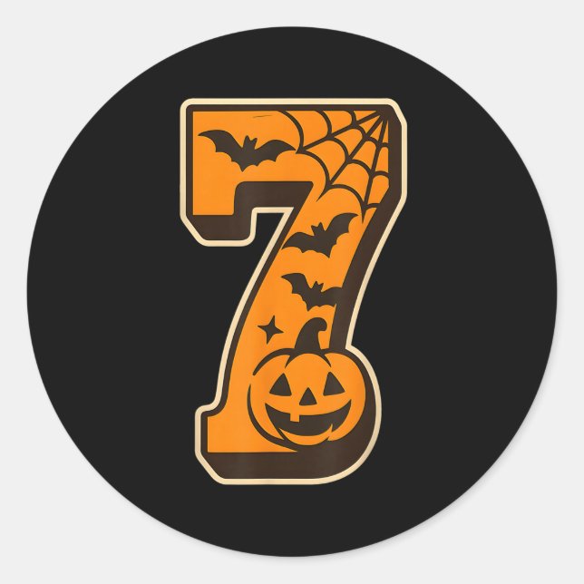 67 Halloween Matching Twin Boys Girls Brothers Sis Classic Round Sticker (Front)