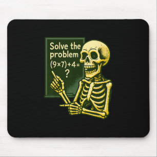 67 Halloween Math Funny Six Seven Meme Brainrot Sk Mouse Mat