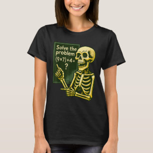67 Halloween Math Funny Six Seven Meme Brainrot Sk T-Shirt