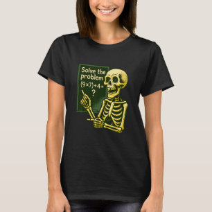 67 Halloween Math Funny Six Seven Meme Brainrot Sk T-Shirt