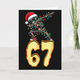 67 Halloween Meme 6 7 Numbers Six Seven Funny Kids Card
