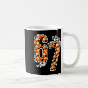 67 Halloween Meme 6 7 Numbers Six Seven Funny Kids Coffee Mug