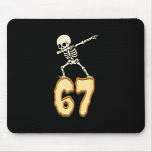 67 Halloween Meme 6 7 Numbers Six Seven Funny Kids Mouse Mat