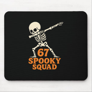 67 Halloween Meme 6 7 Numbers Six Seven Funny Kids Mouse Mat