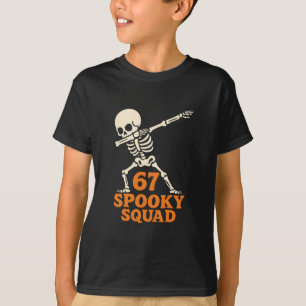 67 Halloween Meme 6 7 Numbers Six Seven Funny Kids T-Shirt