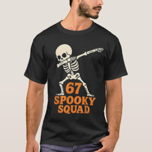67 Halloween Meme 6 7 Numbers Six Seven Funny Kids T-Shirt