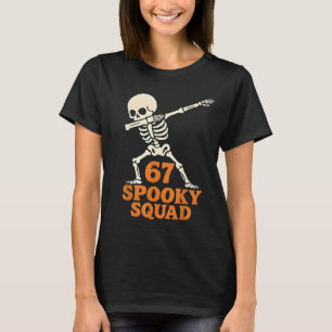 67 Halloween Meme 6 7 Numbers Six Seven Funny Kids T-Shirt