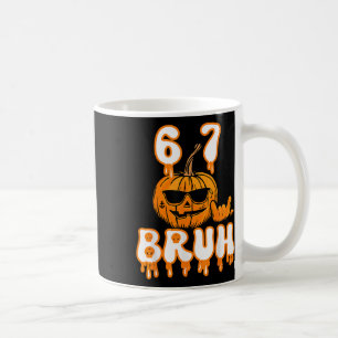 67 Halloween Meme Brainrot Costume Kids 6-7 Six Se Coffee Mug