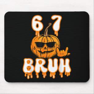 67 Halloween Meme Brainrot Costume Kids 6-7 Six Se Mouse Mat
