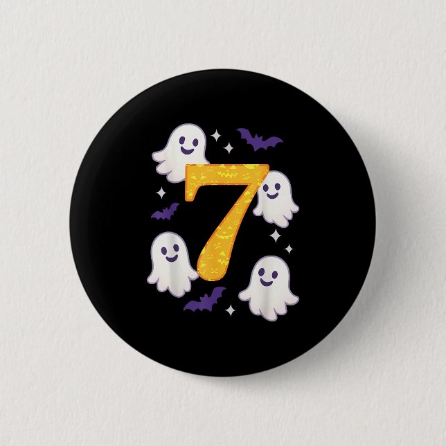 67 Halloween Meme Funny Six Seven Halloween Costum 6 Cm Round Badge (Front)