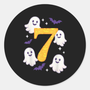 67 Halloween Meme Funny Six Seven Halloween Costum Classic Round Sticker