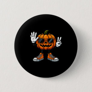 67 Halloween Pumpkin Funny Brainrot Meme Kids Six 6 Cm Round Badge