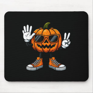 67 Halloween Pumpkin Funny Brainrot Meme Kids Six Mouse Mat