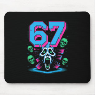 67 Halloween Scp Horror Face Scary Costume Shirt H Mouse Mat