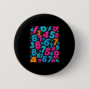 67 Hidden Meme Trending Gen Z Alpha Six Seven 6 7  Cm Round Badge
