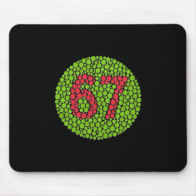 67 Hidden Meme Trending Gen Z Alpha Six Seven 6 7  Mouse Mat (Front)