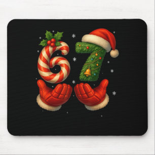 67 Hockey Hands Funny Christmas Meme Santa  Mouse Mat