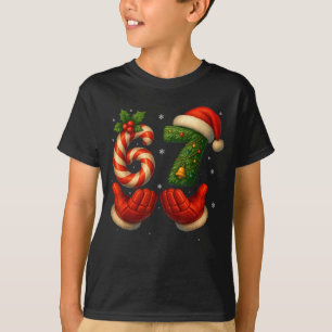 67 Hockey Hands Funny Christmas Meme Santa T-Shirt