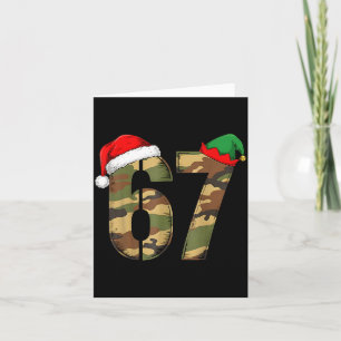 67 Hunting Camo Six Seven 6 7 Meme Camouflage 67 C Card