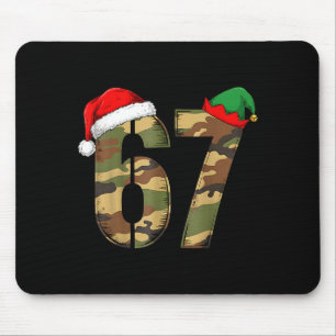 67 Hunting Camo Six Seven 6 7 Meme Camouflage 67 C Mouse Mat