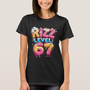 67 Ice Cream Drip Cool Meme Six Seven Gen Alpha Sl T-Shirt