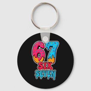 67 Ice Cream Drip Funny Six Seven Gen Alpha Meme S Key Ring