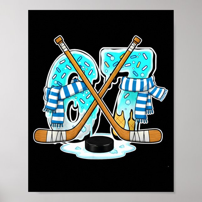 67 Ice Cream Drip Hockey Gen Alpha Slang Six Seven Poster (Front)
