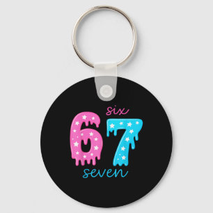 67 Ice Cream Drip Meme 6 7 Hallowee Costume Couple Key Ring