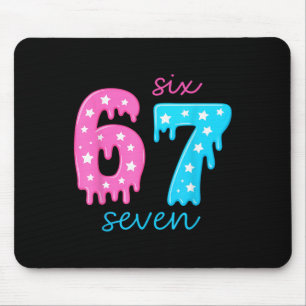 67 Ice Cream Drip Meme 6 7 Hallowee Costume Couple Mouse Mat