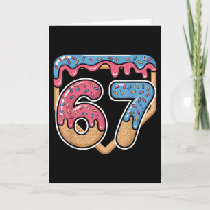 67 Ice Cream Drip Meme Baseball  Card