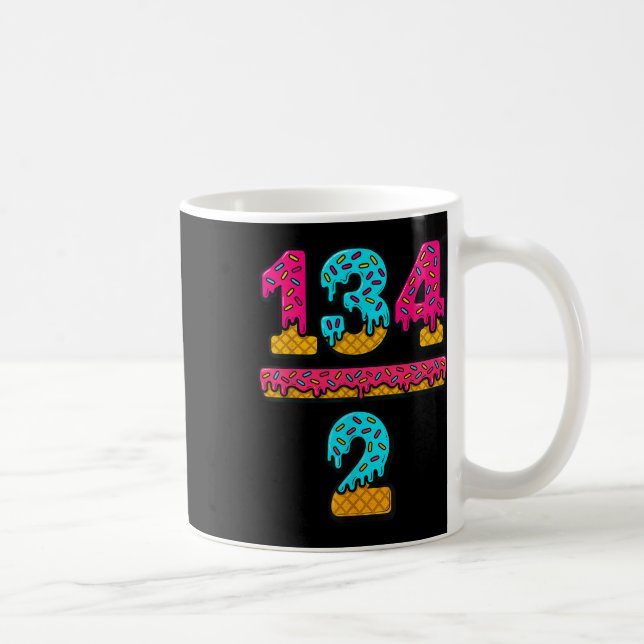 67 Ice Cream Drip Meme Division Math Teacher Gen A Coffee Mug (Right)