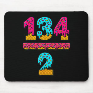67 Ice Cream Drip Meme Division Math Teacher Gen A Mouse Mat