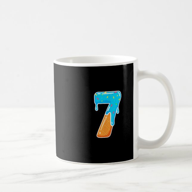 67 Ice Cream Drip Meme Funny 6 7 Costume Couple  Coffee Mug (Right)