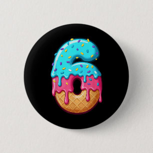 67 Ice Cream Drip Meme Funny 6 7 Halloween Costume Cm Round Badge