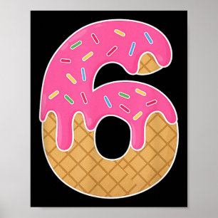67 Ice Cream Drip Meme Funny 6 7 Halloween Costume Poster